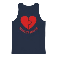 Perfect Match Unisex Tank Top - Navy – 1