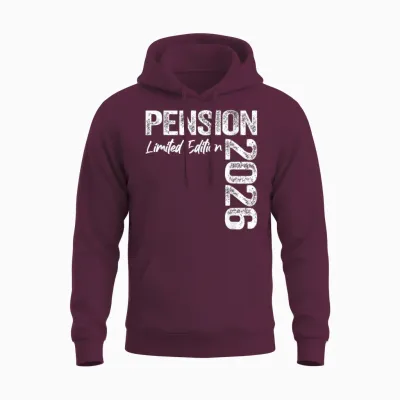 Pension 2026 Unisex Hoodie - Maroon
