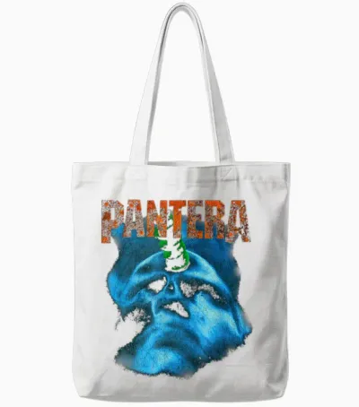 Pantera Official Vintage Far Beyond Driven Tote Bags - White