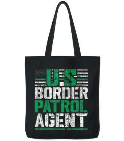 Us Border Patrol Agent Tote Bags - Black