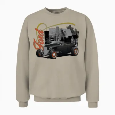 Custom Ford Roadster Unisex Sweatshirt - Sand