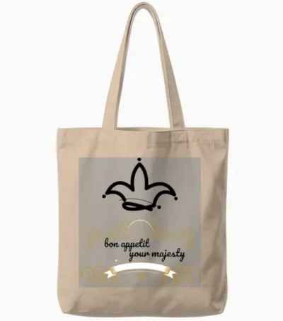 Royal Design Tote Bags - Natural