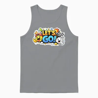Lets Go Unisex Tank Top - Sport Grey