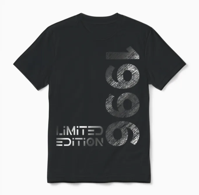 Limited Edition Jahrgang 1996 Mann Frau 30. Geburtstag Unisex T-Shirt in Black