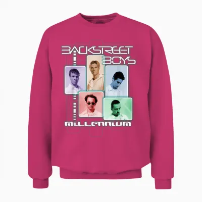 Backstreet Boys – Millenium Multi Color Unisex Sweatshirt - Heliconia