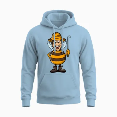 Funny Beekeeper Unisex Hoodie - Light Blue