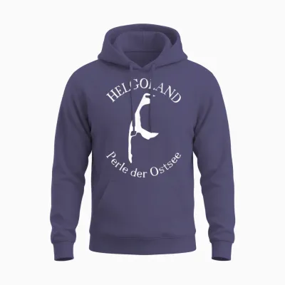 Helgoland or Sylt - Pearl of the Baltic Sea - Fun T-Shirt, Black Unisex Hoodie - Heather Sport Dark Navy