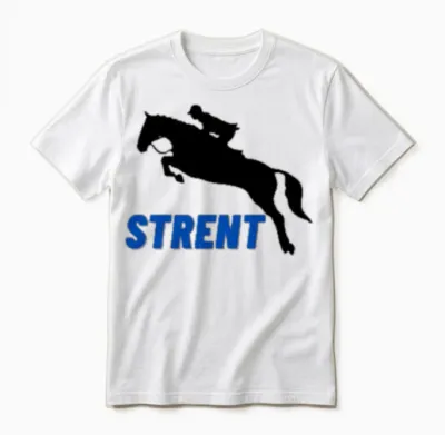 Design Logo Horse Unisex T-Shirt - White