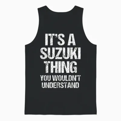 It's a Trick with Suzuki (you Wouldn't Understand) - Funny Suzuki T-Shirt, Black, S Unisex Tank Top - Black