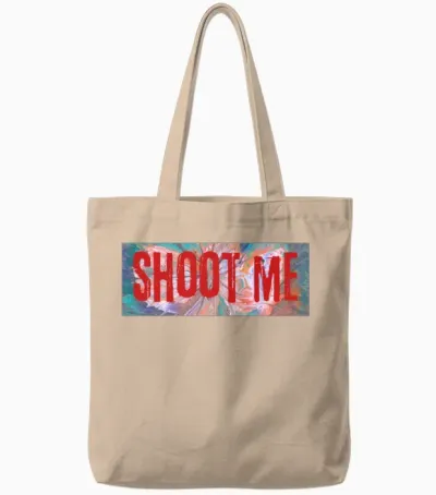 Shoot Me Tote Bags - Natural