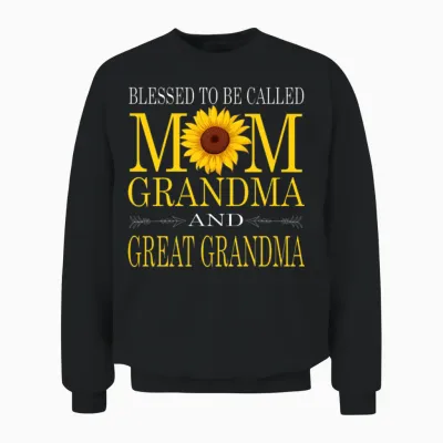 Great Grandma Unisex Sweatshirt - Black