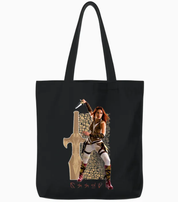 Masters of the Universe Teela Mit Schwert Tote Bags in Black