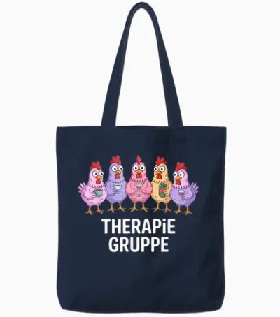 Therapy Group Girls' Evening Chickens Girls Tote Bags - Navy