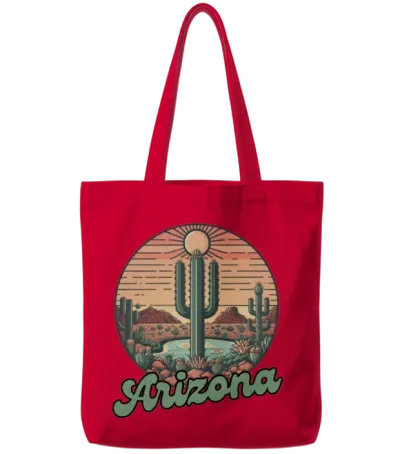 Arizona Tote Bags - Red