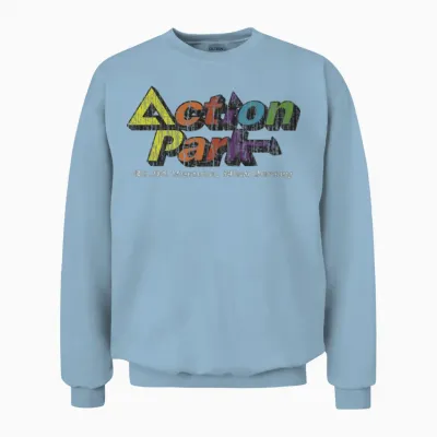 Action Park 80s Cool Unisex Sweatshirt - Light Blue