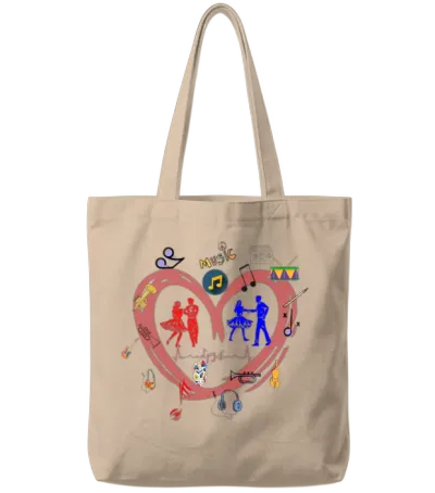 The True Meaning of Music Tote Bags - Natural