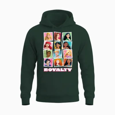 Disney Princess Photos Royalty Portrait Picture Collection T-Shirt, Black, S Unisex Hoodie - Forest