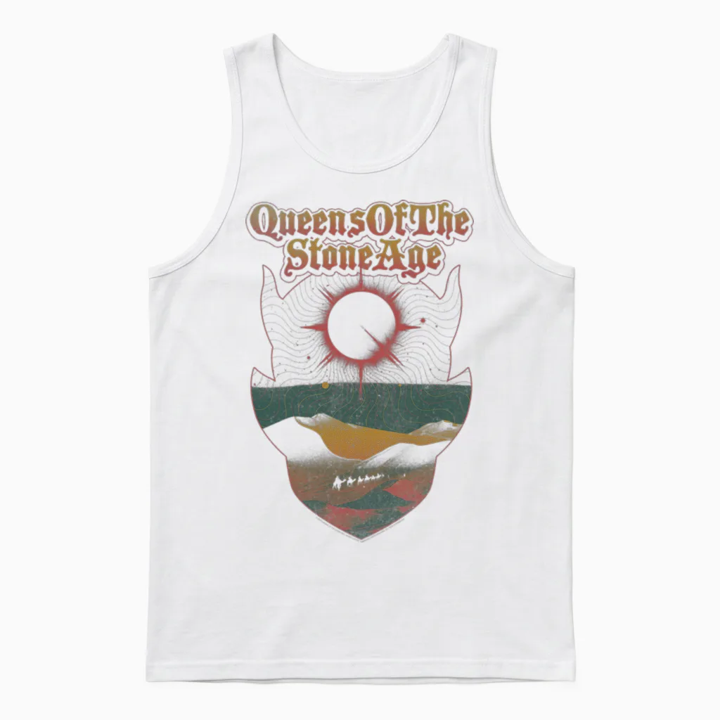 Queens of the Age of Pierre Doom Dune Unisex Tank Top in White
