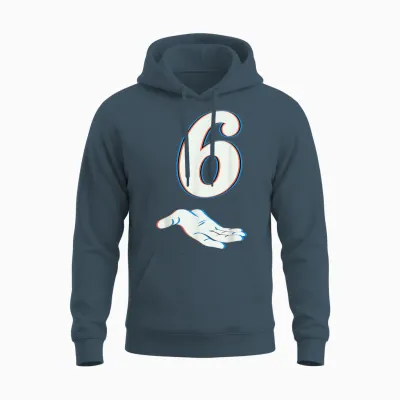 Number 6 Matching 67 Six Seven Meme Couple Halloween Costume Unisex Hoodie - Dark Heather