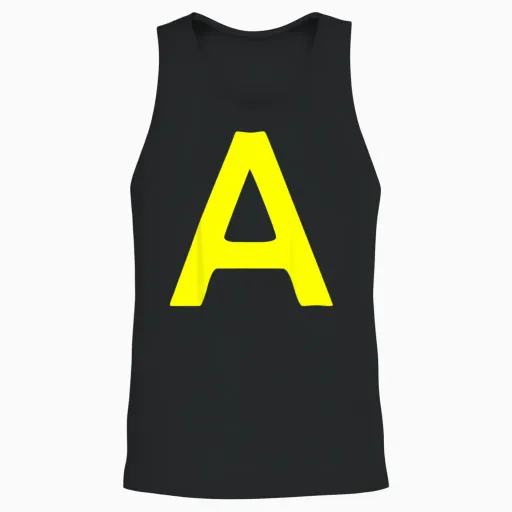 Lettre a Group Matching Halloween Costume Unisex Tank Top - Black