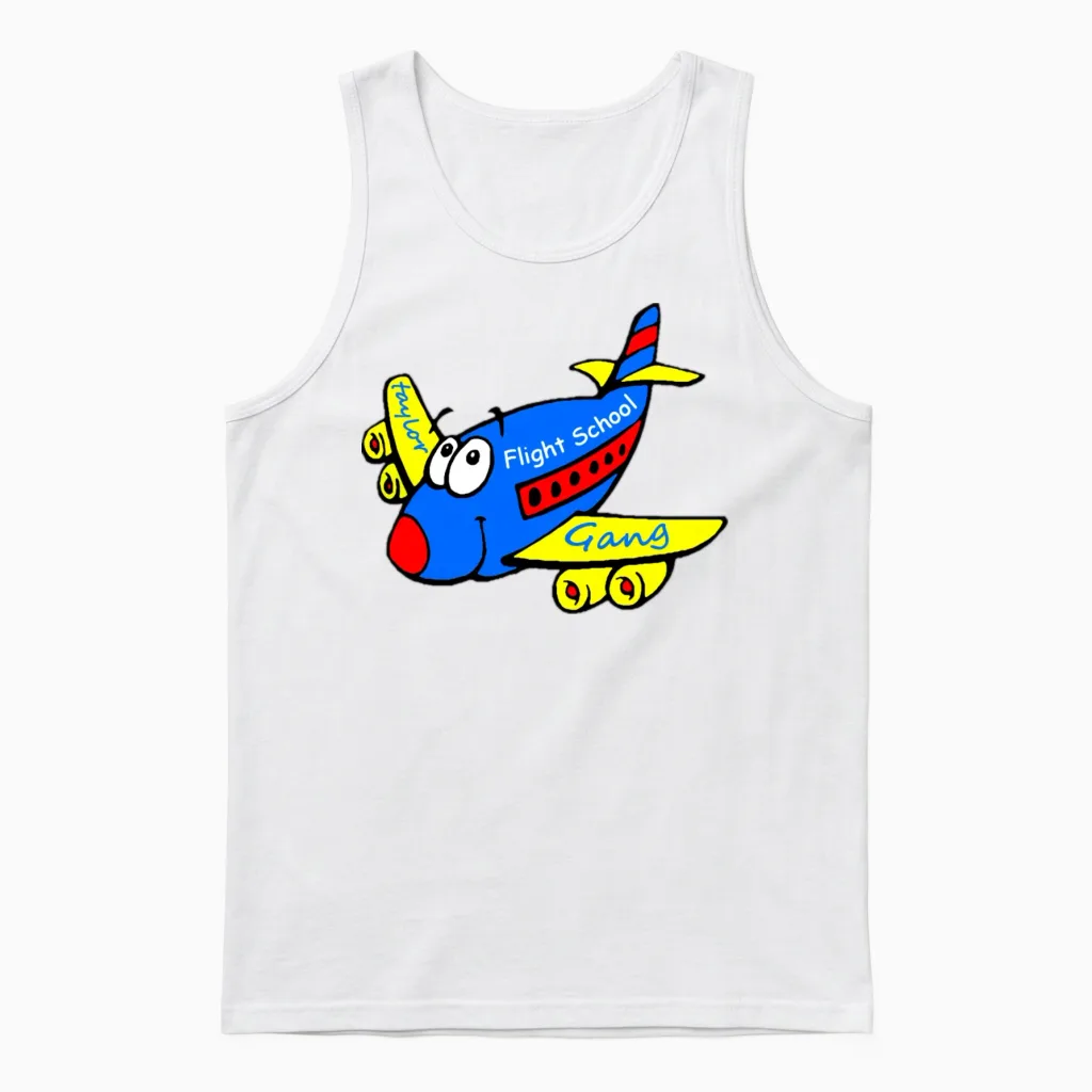 Taylor Gang Flight School - Stayflyclothing.com Unisex Tank Top - White