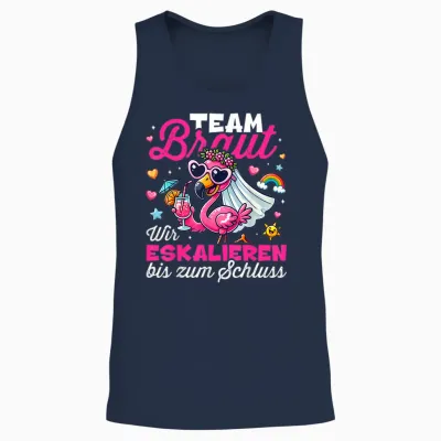Jga Women's T-Shirt Team Bride Stag Night Women T-Shirt, Black, S Unisex Tank Top - Navy