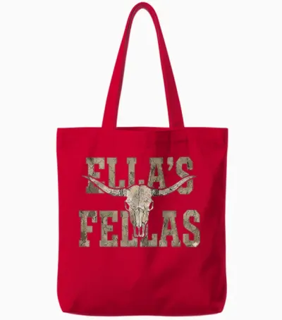 Vintage Ella Name Gifts for Men Boys Kid Fathers Day Tote Bags - Red