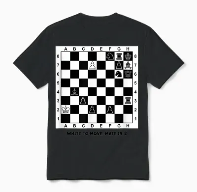 Funny Puzzle of Unique Chess Soldier Unisex T-Shirt - Black