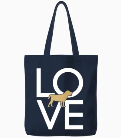 Dog Tote Bags - Navy