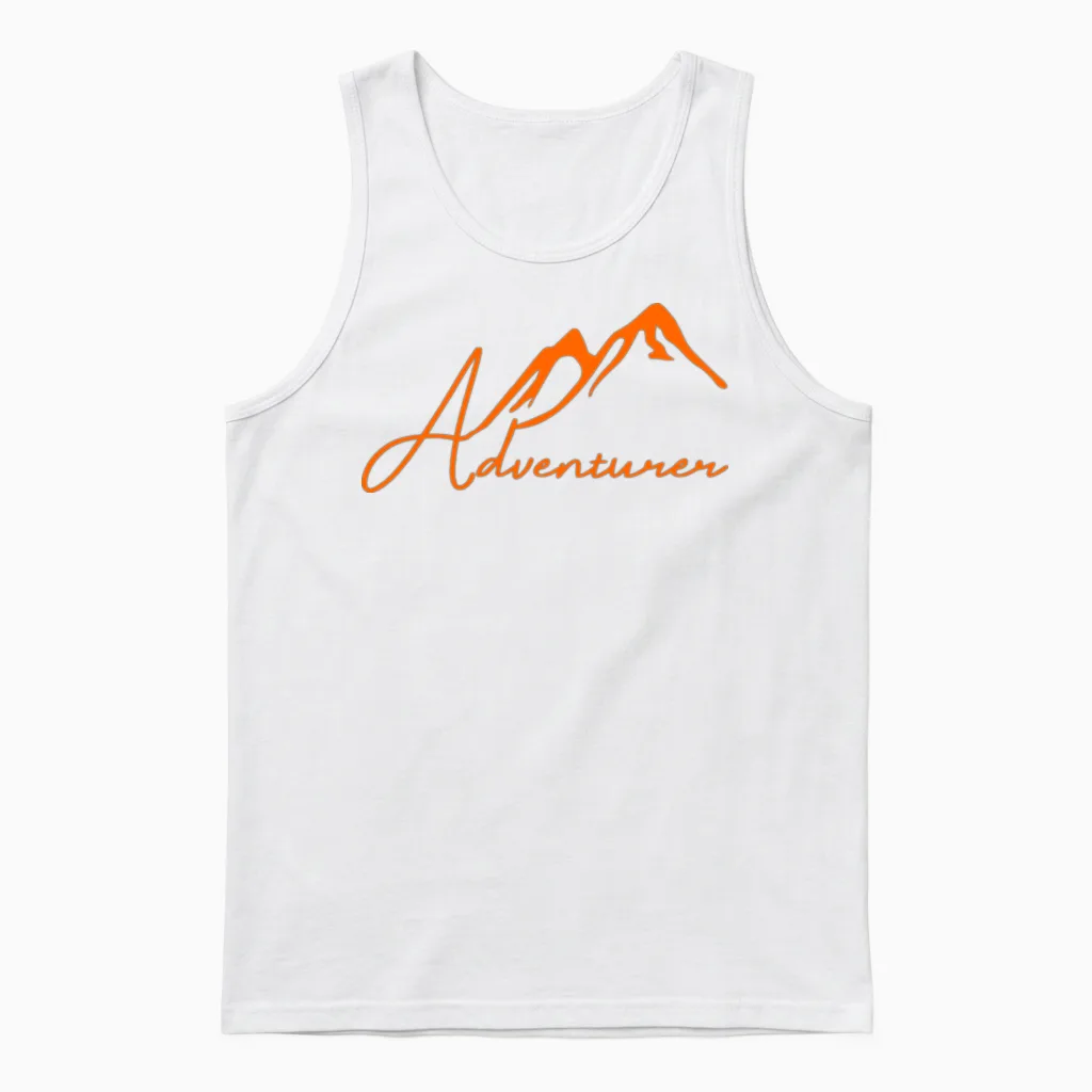 Adventure Hiking - & Outdoors Unisex Tank Top in White