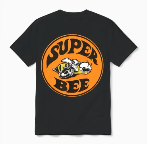 Super Bee Unisex T-Shirt in Black