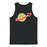 Retro Spaceman Brick Toy Kids & Lego Fan Gift Unisex Tank Top - Black – 1