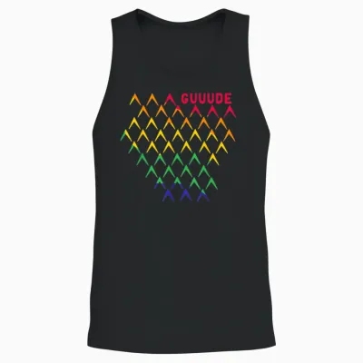 Gude Abbelwoiglas Bembel Muster Hessen äppler Lgbt Pride Unisex Tank Top - Black