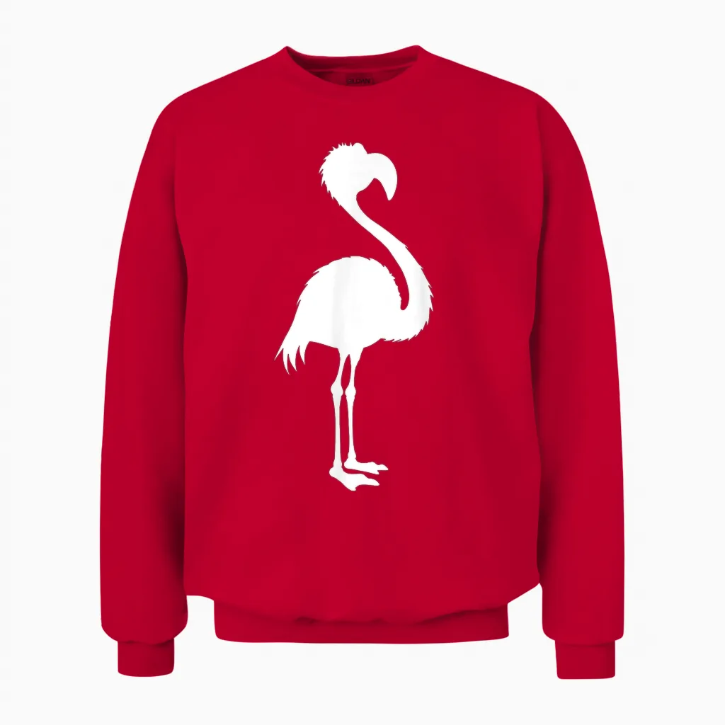 Flamingo Costume Flamingo Costume Carnival Animal Costume Unisex Sweatshirt in Red