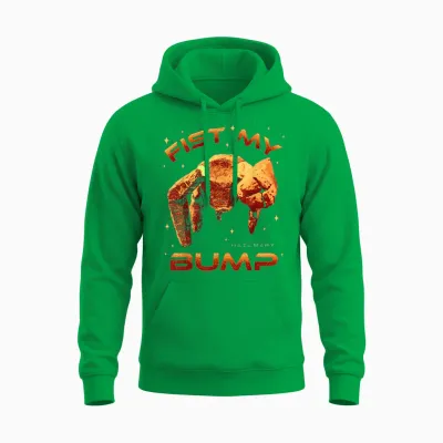 Project Hail Mary Fist My Bump Rocky the Alien Unisex Hoodie - Irish Green