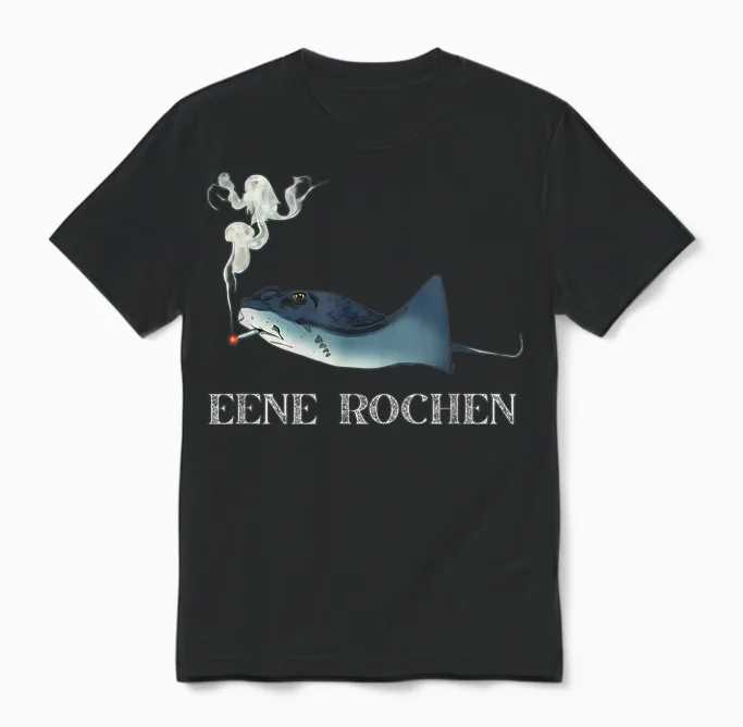 Ene Rochen Fun Unisex T-Shirt in Black