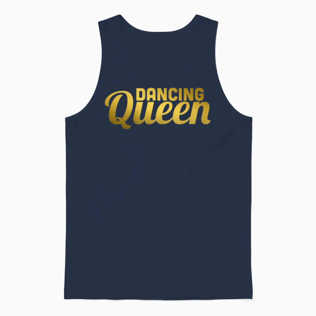 Dancing Queen T-Shirt | Cooles Lustiges Shirt Für Mädchen Tänzerinnen Unisex Tank Top in Navy