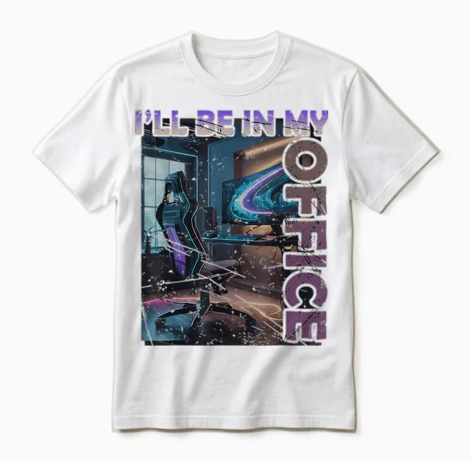 Pc Gaming I'll Be in My Office | Hardware Nerd Pc Gamer Unisex T-Shirt - White