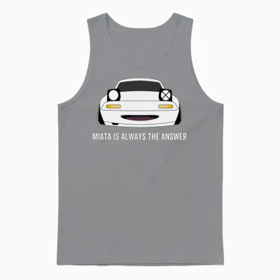 Miata Is Always the Answer Unisex Tank Top - Sport Grey