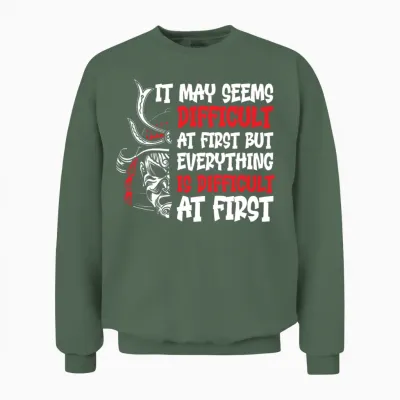 Japan Aikido Judo Japanese Unisex Sweatshirt - Military Green