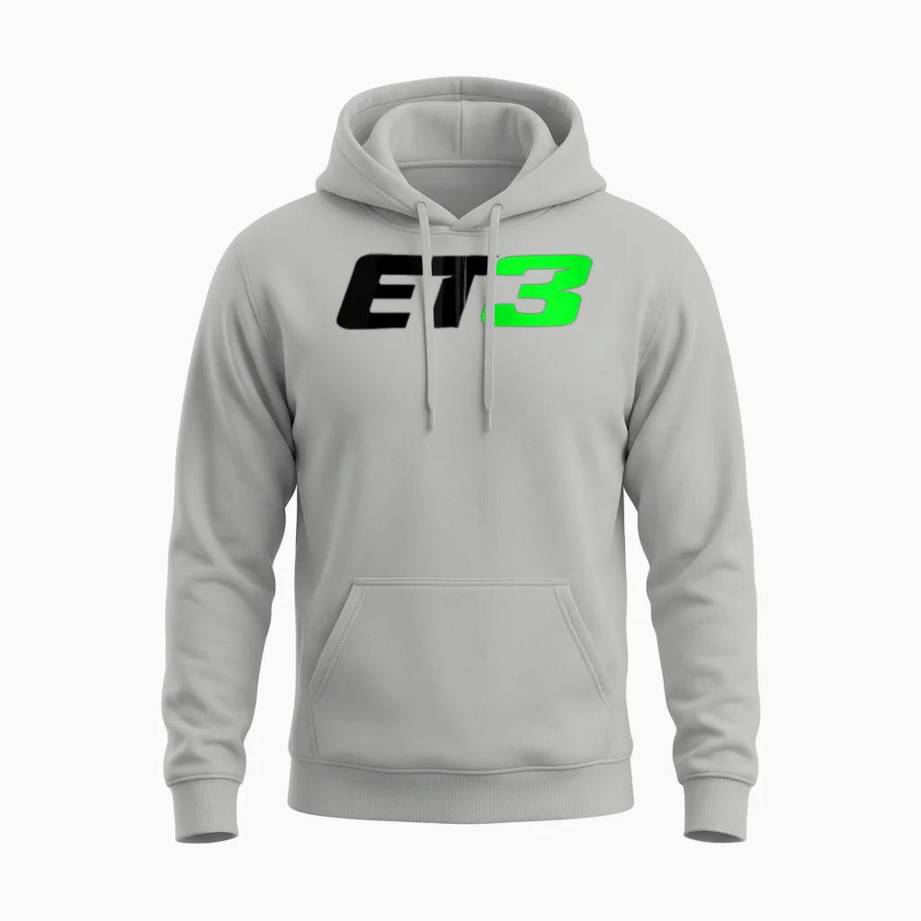 Eli Tomac Et3 Motocross and Supercross Champion Zi Unisex Hoodie in Ash