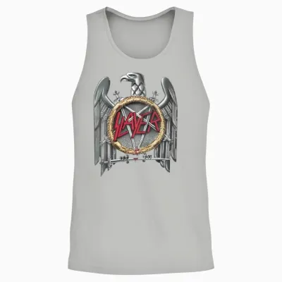 Slayer Band Novelty Holiday Gift Unisex Tank Top - Ash