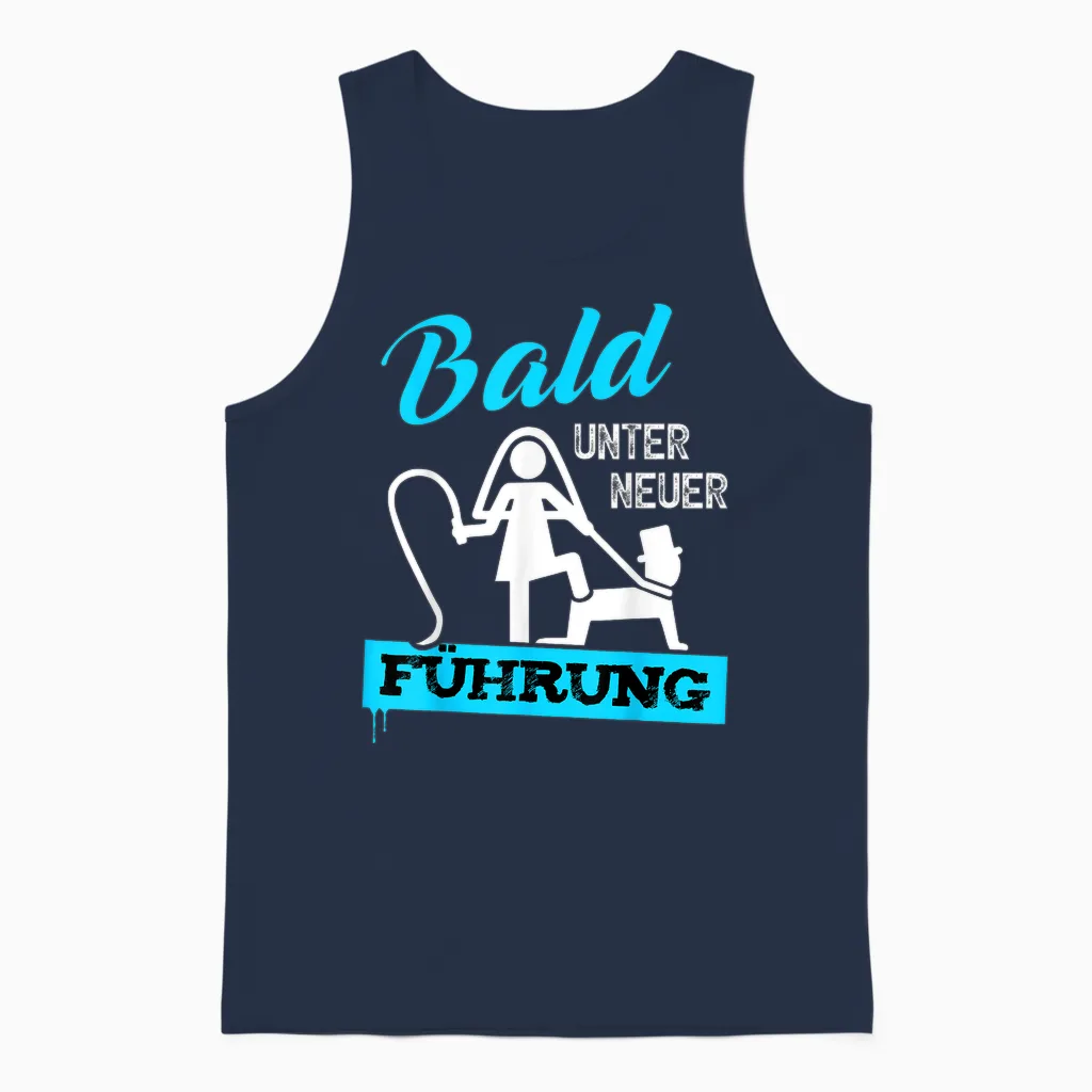 Junggesellenabschied Bräutigam T-Shirt Jga Männer Polterer Unisex Tank Top in Navy