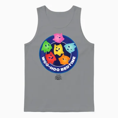 The Super Mario Galaxy Movie Lumas Woo-Hoo Bedtime Unisex Tank Top - Sport Grey