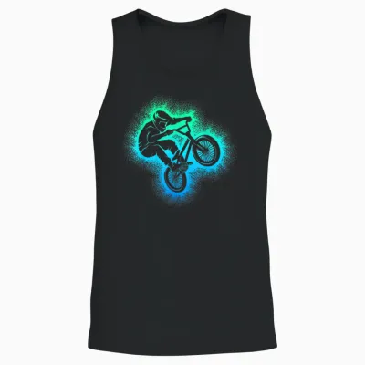 Bmx Kids Boys T-Shirt, Black, S Unisex Tank Top - Black