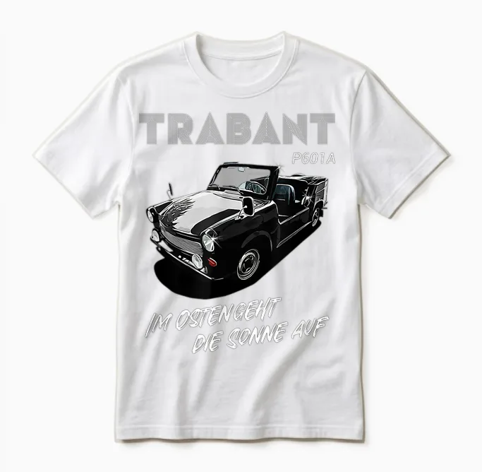 Trabi Kübel Unisex T-Shirt in White