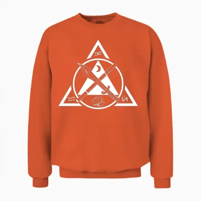 Kali Filipino Martial Arts Emblem Unisex Sweatshirt - Orange