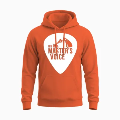 His Master´s Voice Logo Unisex Hoodie - Orange