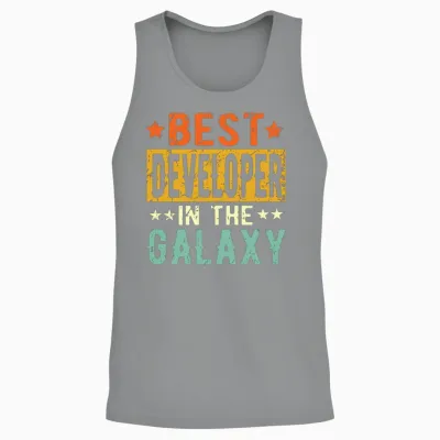 Best Developer Ever Developer Gift Unisex Tank Top - Sport Grey