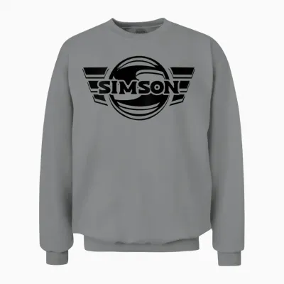Suhl Simson S50 S51 Schwalbe Zweitaktmotor Liebe Fan Simme Unisex Sweatshirt - Sport Grey